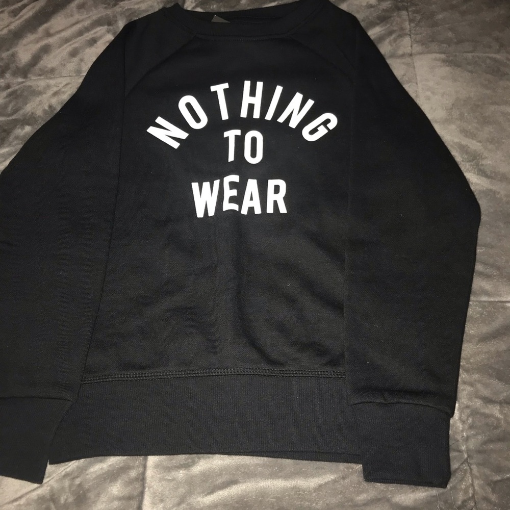 NWT Girls Graphic Sweatshirt